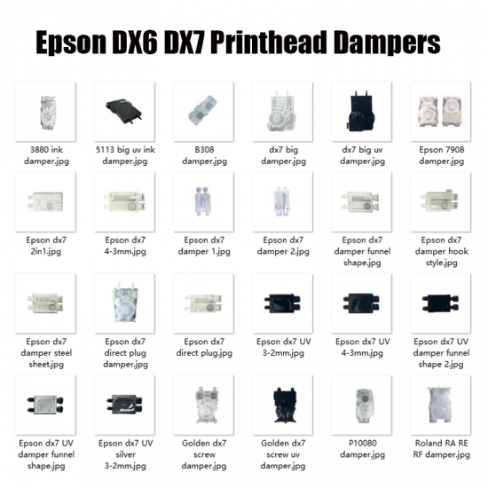 DX7 Print Head Ink Damper DX6 UV damper for Roland Epson printers | Free Shipping